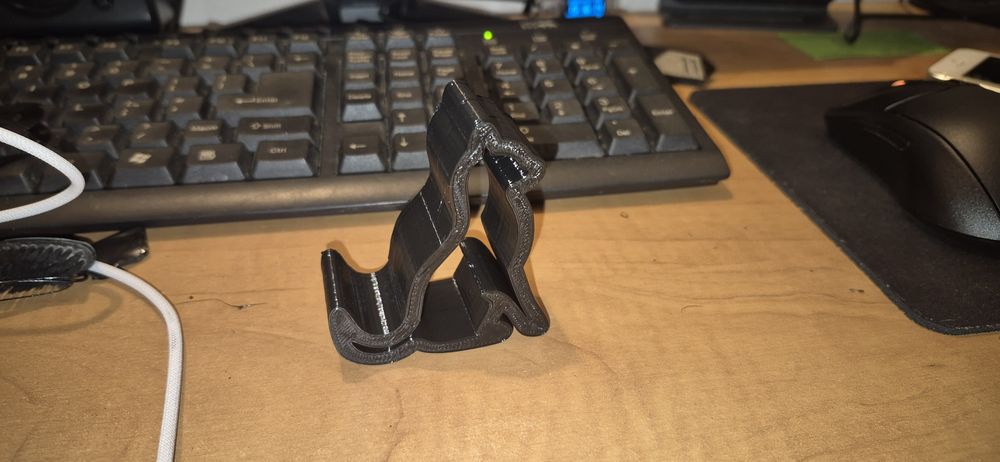 3D print. Suport de telefon pisica!