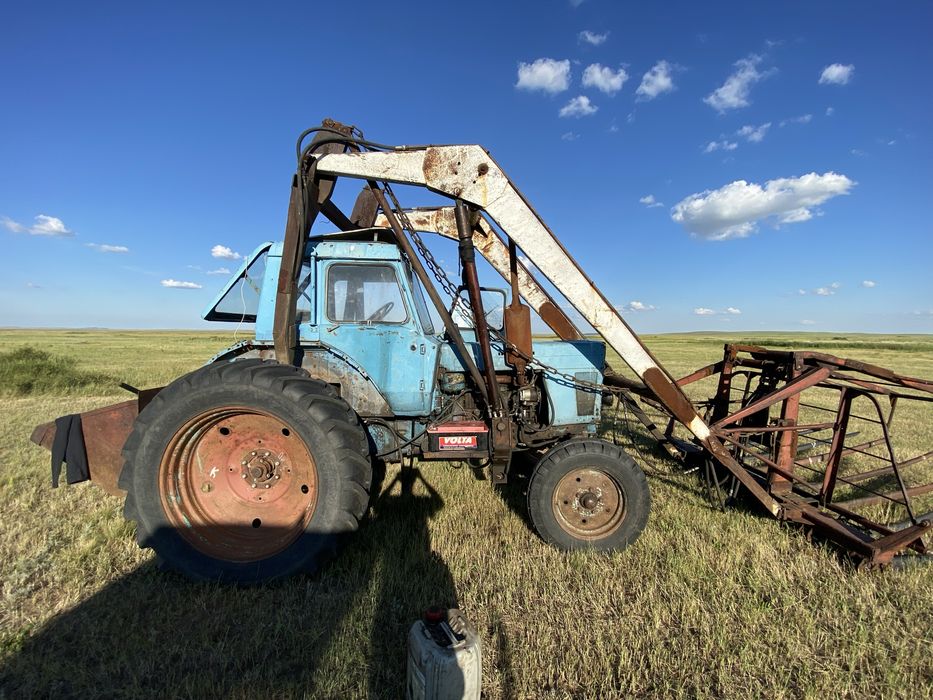 Мтз 80 , стогомет трактор