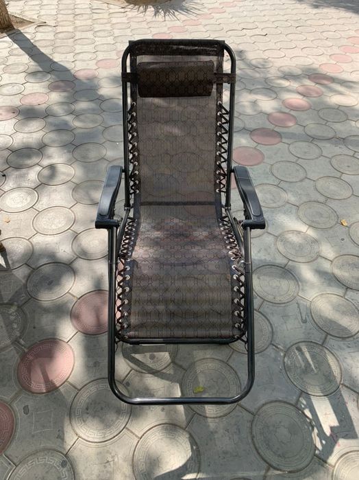 Шезлонг раскладной стул для отдыха и рыбалки