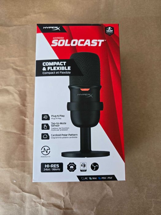 Нов HyperX SoloCast – USB Микрофон Неотварян
