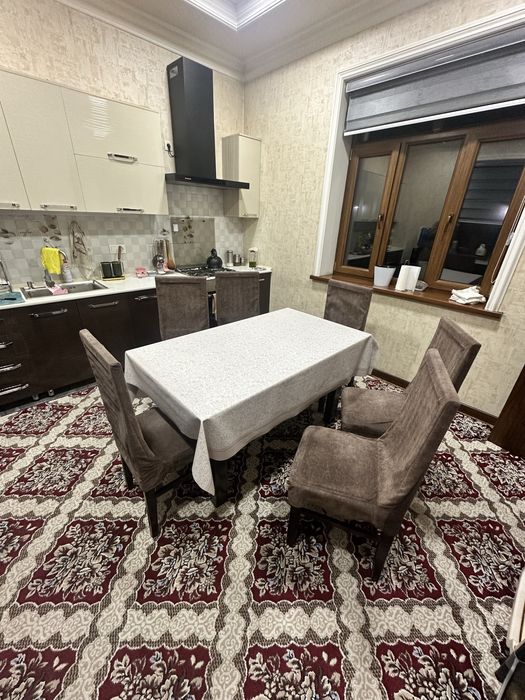 6 кишилик стол стул