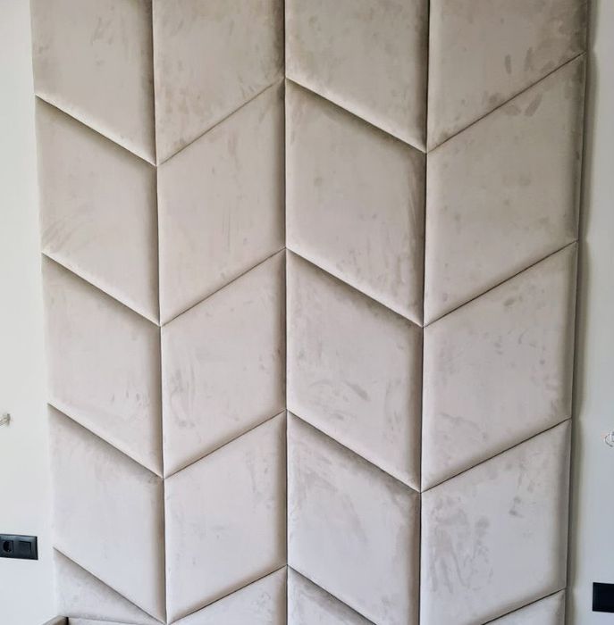 Модулни стенни панели Меки стенни панели Тапицирани панели Хексагон