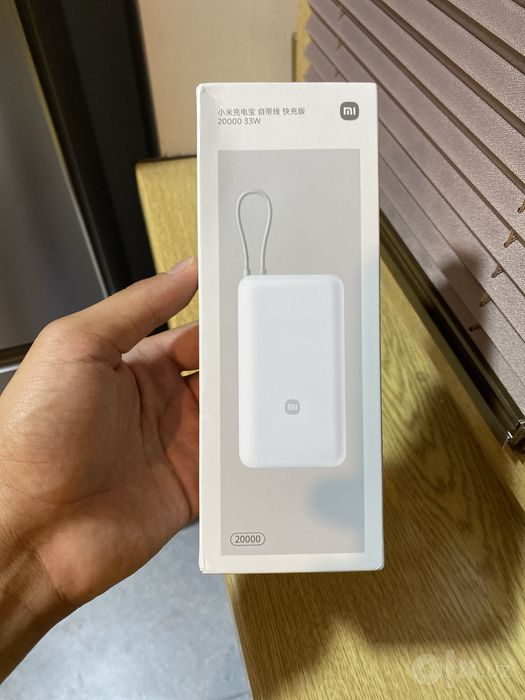 Новый повербанк mi, оригинал 20000 Mah 33W быстрая зарядка