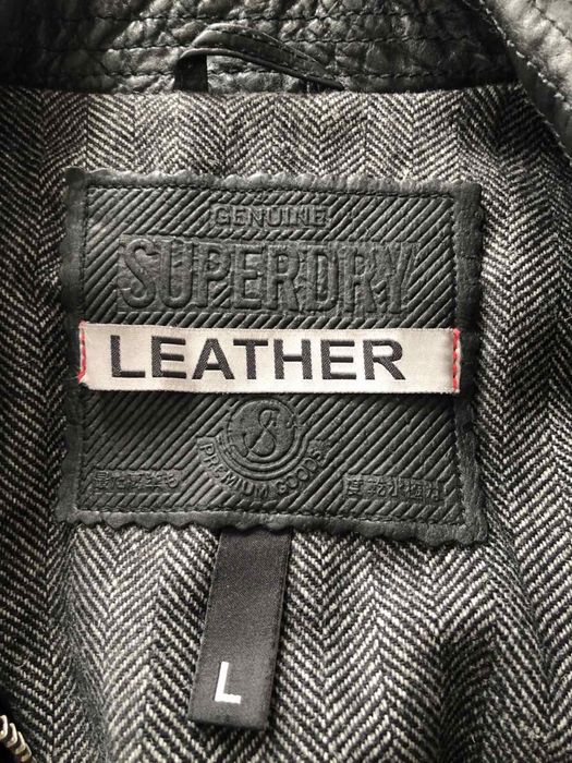 SUPERDRY оригинално мъжко кожено яке