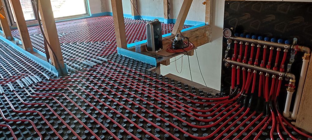 Водно Подово Отопление от 65лв. за кв. с материалите и труд