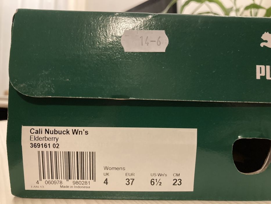 Кецове Puma Cali Nubuck 37 номер