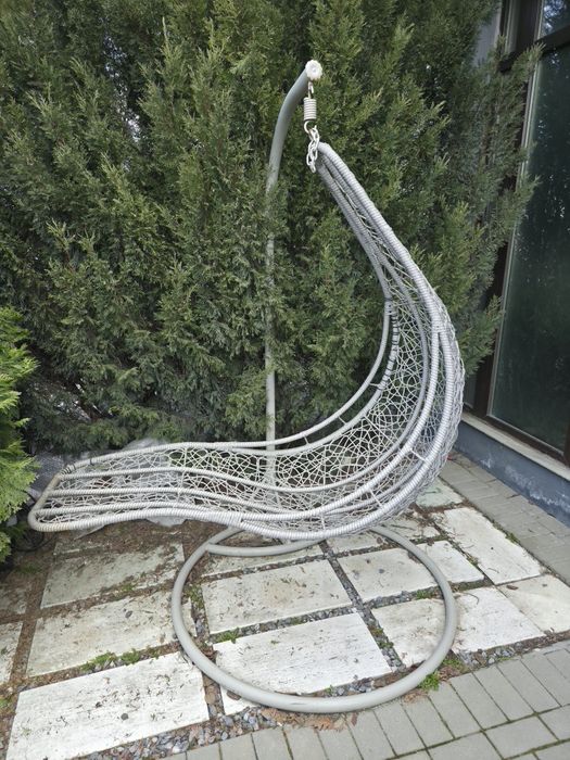 Leagan gradina Chill, 80 x 105 x 195 cm, gri