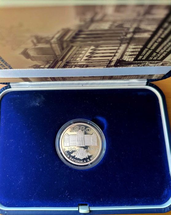 Moneda Argint, BNR Aniversarea a 130 de ani de la infintarea BNR