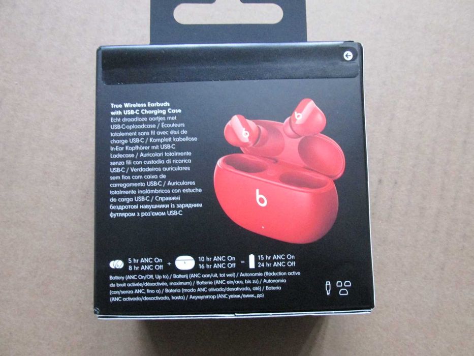 Casti True Wireless BEATS BY DR DRE Studio Buds Noise Cancelling, Red