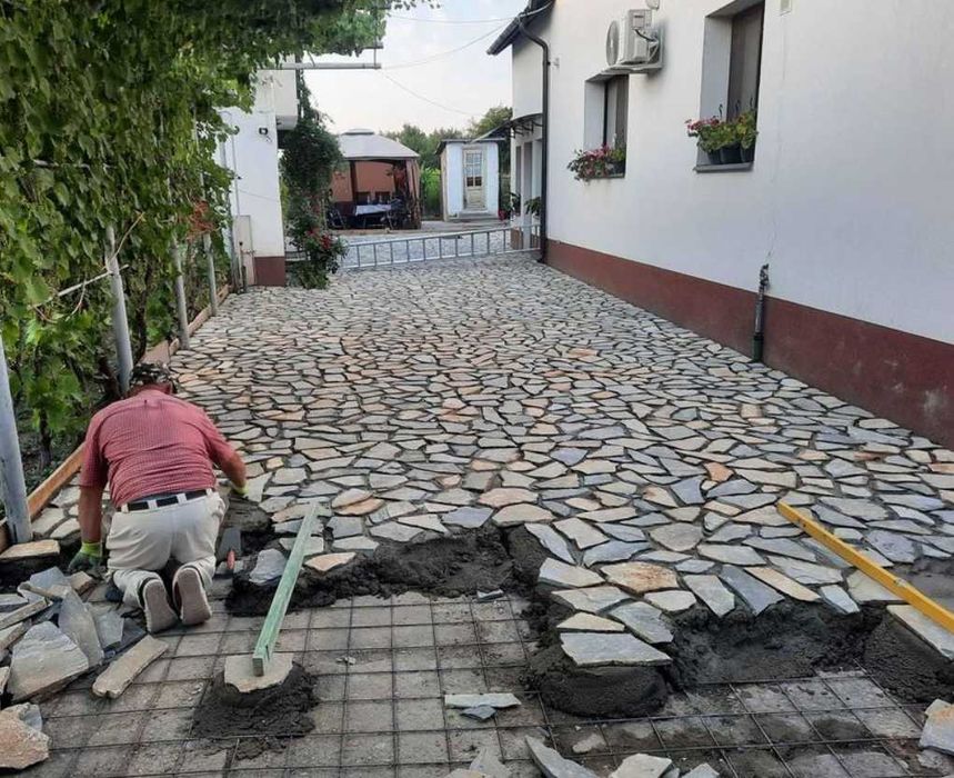 Piatră Naturală de Munte pentru Proiecte de Lux și Design Exterior