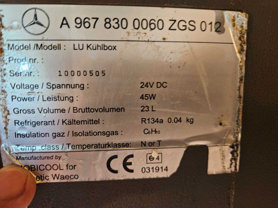 Lada camion Waeco frigo CF25 compresor