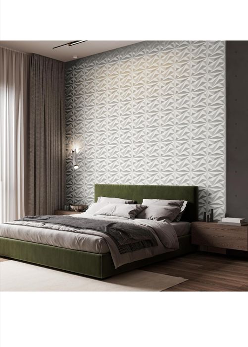 Set 33 panouri PVC perete, 3D, 30x30 cm