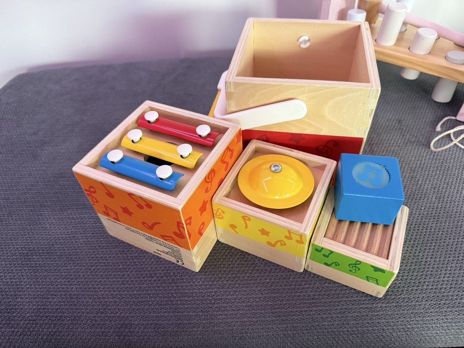 Лот дървени играчки