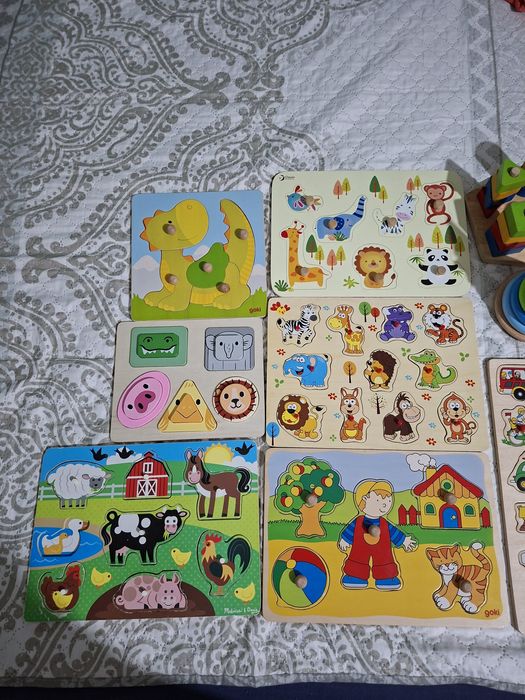 Дървени образователни пъзели