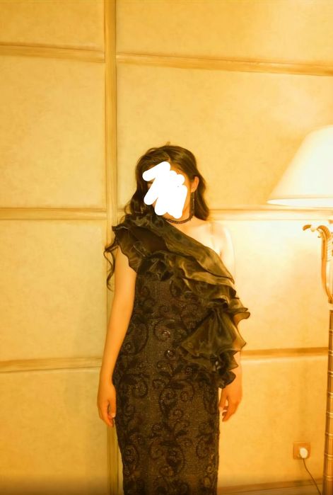 Платье черное и светлое