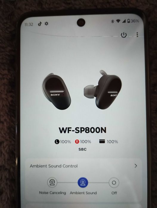 Слушалки Sony WF-SP800N