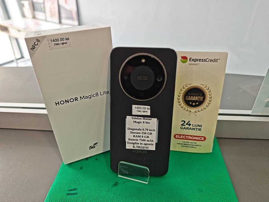 (Ag44 B7062) Honor Magic 8 Lite 5G 8/256Gb - Garantie 2 ani!