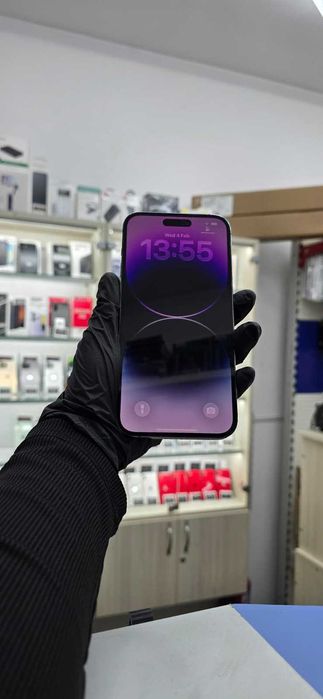 iPhone 14 Pro Max / Purple / 128 GB / Baterie 87% / Garanție / Rate