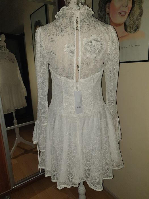 Rochie dantela cubunie/botez  Asos