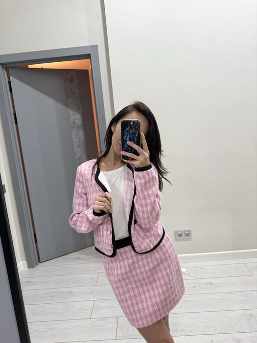 Твидовый костюм 40-42