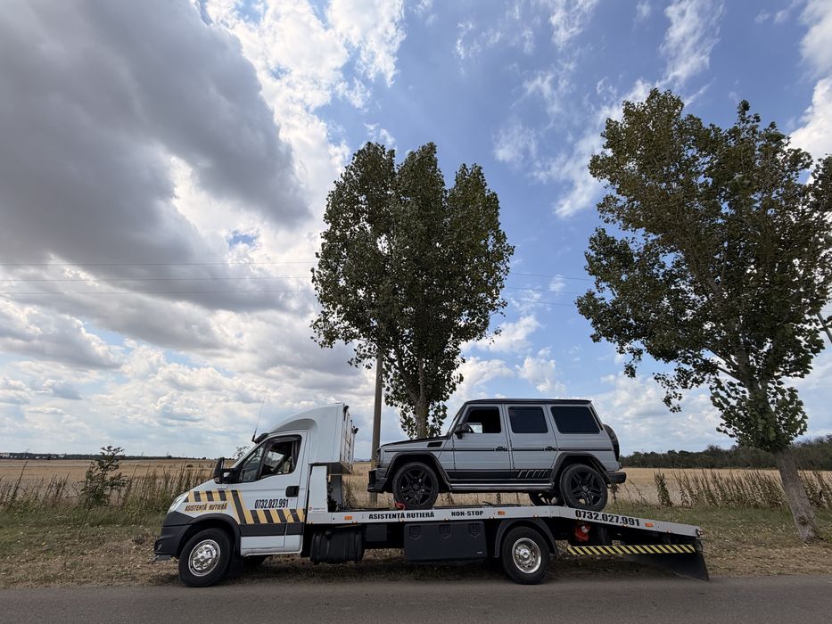 Tractări Auto Ploiești Prahova NON STOP Platformă Auto NDY