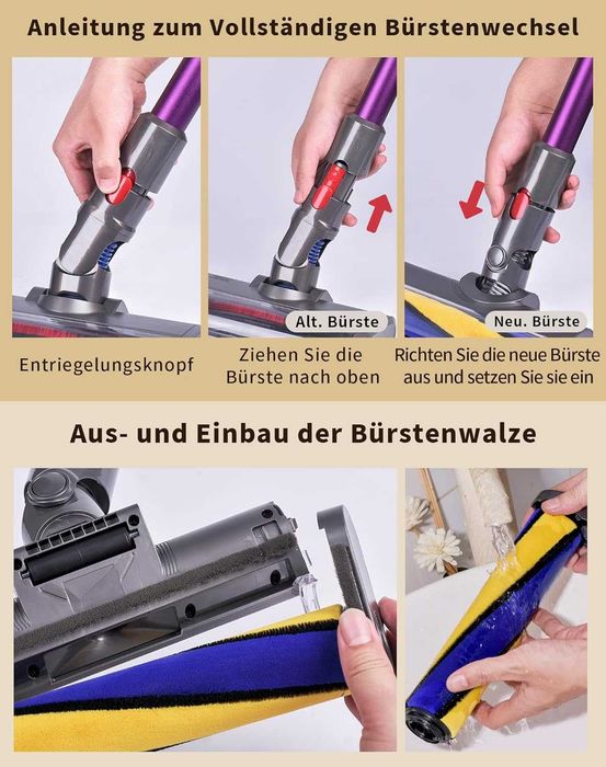 LED четка за прахосмукачка Dyson V7 V8 V10 V11 V15