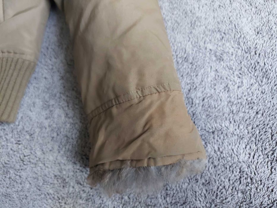 Дамско пухено яке Woolrich със заешки косъм - размер S