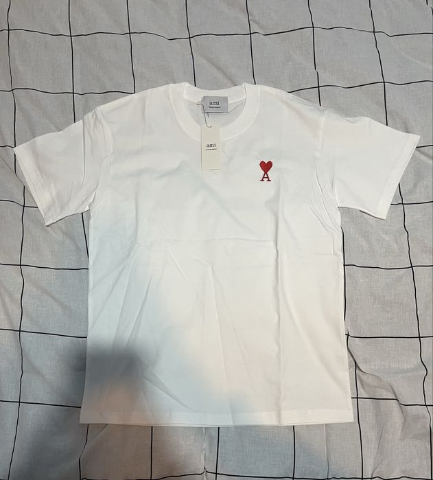 Tricou Ami Paris Alb