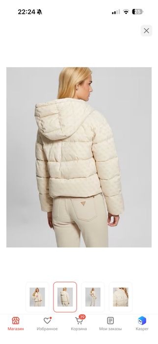 Куртка, кроссовки Guess