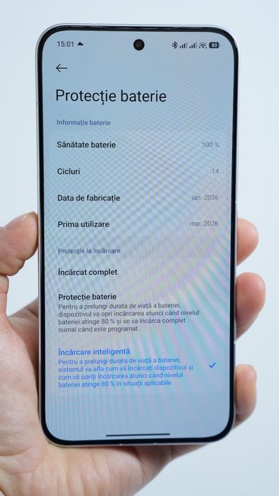 Poco X8 Pro Max 256GB, alb, 45 cicluri de încărcare