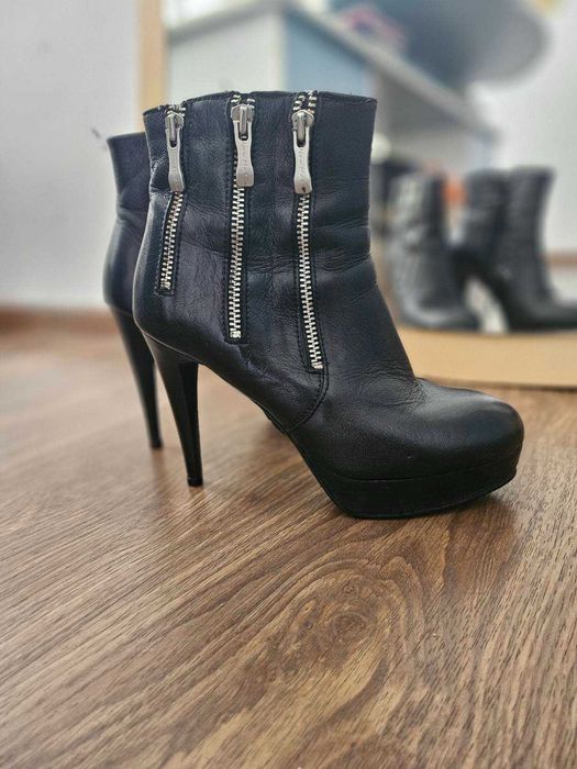 Боти на платформа естествена кожа - НАМАЛЕНИ