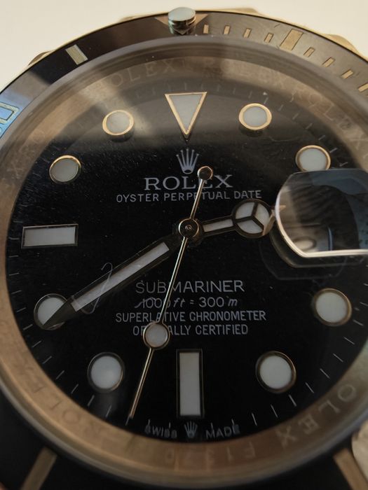 Мъжки часовник Submariner Gold / Black – Автоматик