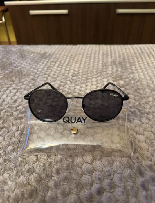Ochelari de soare Quay Australia - Talk Circles - NOI & Polarizați (Unisex)