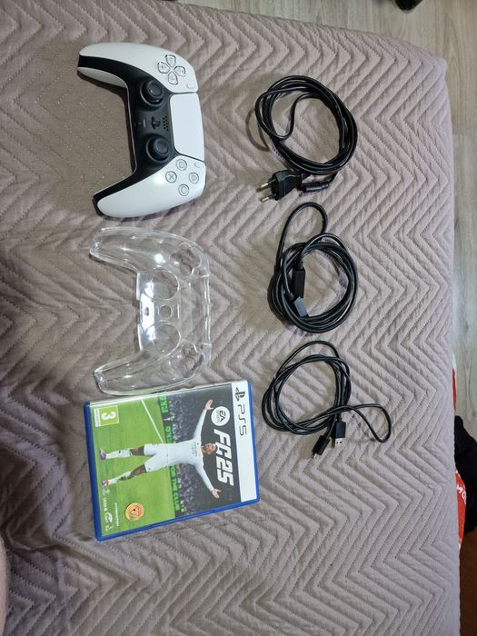 PlayStation 5 PS5 Standard Disc Edition 825GB (Комбо FC25)+ DualSense + Стойка + Всички кабели
