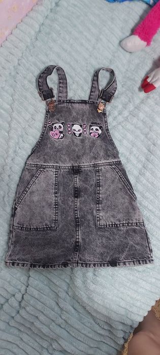 Джинсовый сарафан на 5-6лет