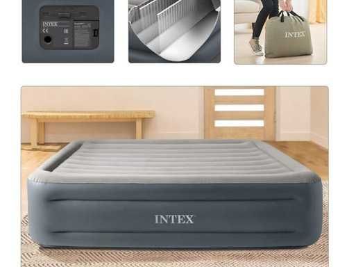 Надувная кровать-203х152х46 см. Intex-64126. Доставка бесплатно