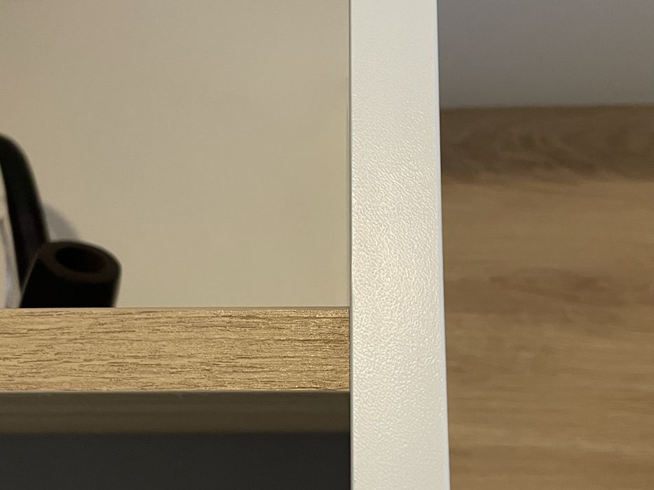 Biblioteca cuburi, Cuburi mobila pal alb stejar