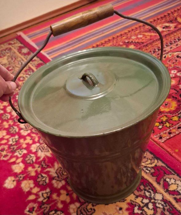 Ведро большое эмалированное