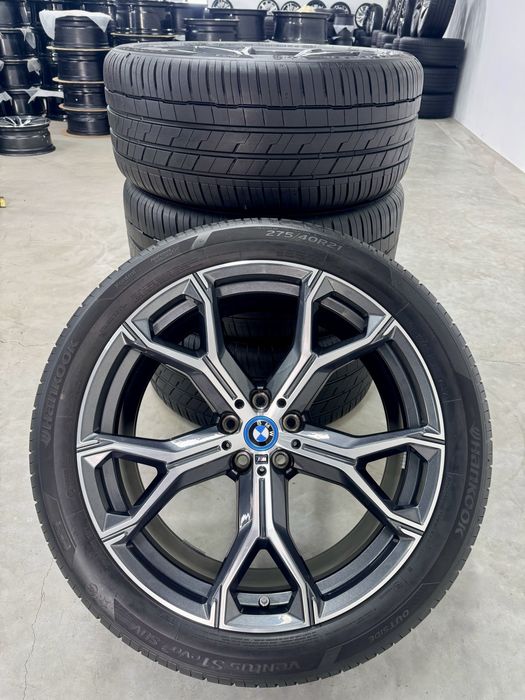 Jante Bmw X5 X6 R21 G05 G06 Originale M741 Hankook Vara 95% Runflat*