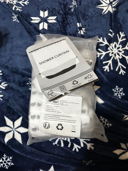 Perdea de dus Boho Marokkanish nou, sigilat