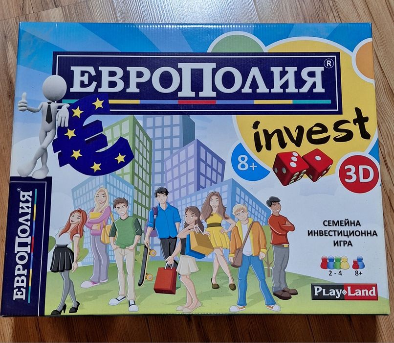 Настолна семейна игра Европолия