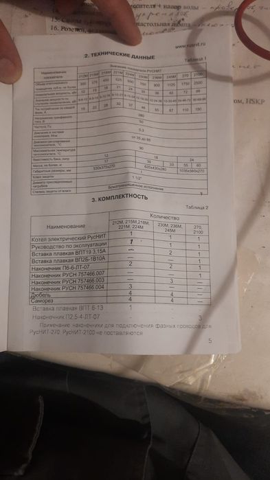 Продам электрокотел русНИТ 270-210