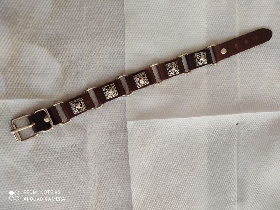Кожаный браслет из Турции