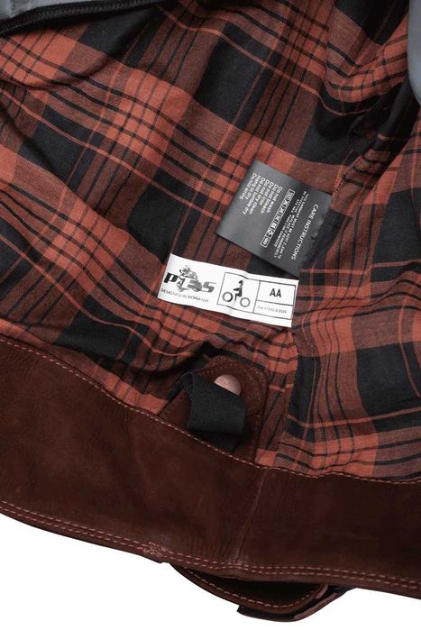 Geacă Moto din Piele Naturală PES Urban Nubuck Level 2 Mesadă de Iarnă