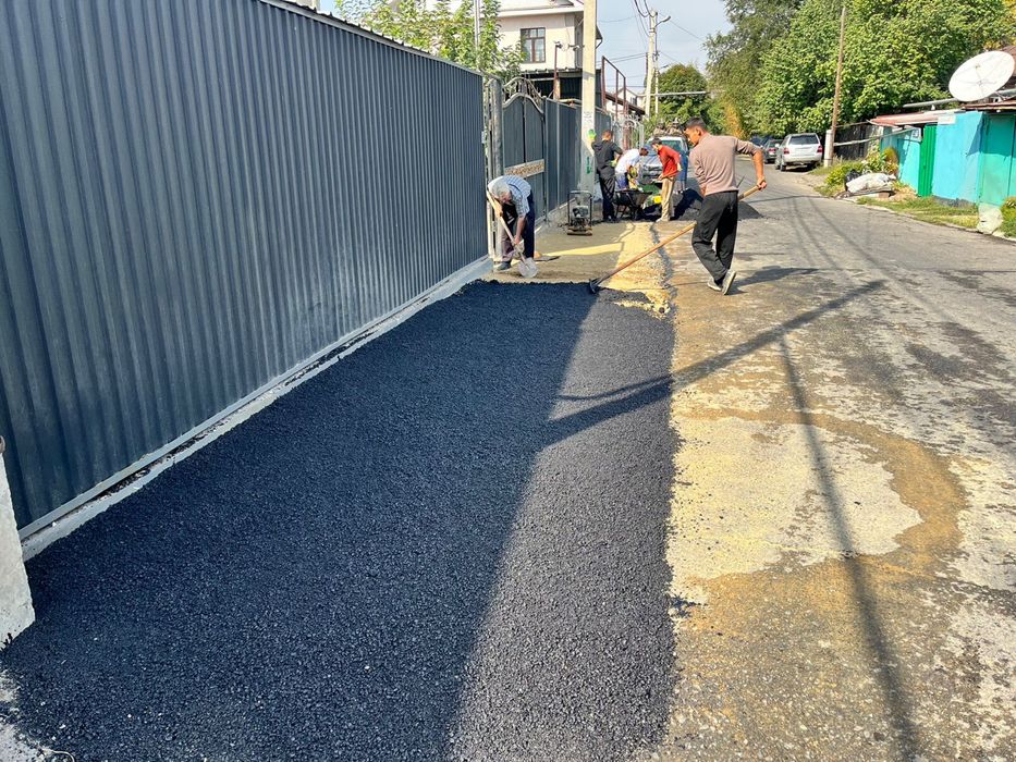 Асфальт асфальтирование брусчатка