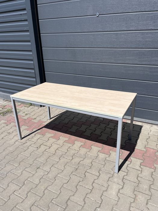 Masă birou 160 × 80 cm – Cadru metalic, foarte stabilă