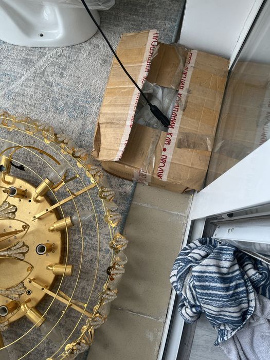 Люстра хоустальная (1*1 большая )