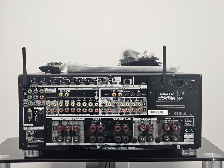 Receiver 11.2 Onkyo TX-RZ3100THX/ Dolby Atmos/ wifi Bluetooth