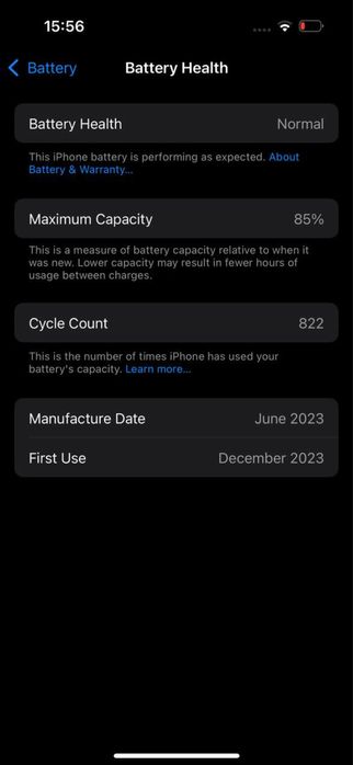 Iphone 15 256gb, 85% акб, торг на месте только