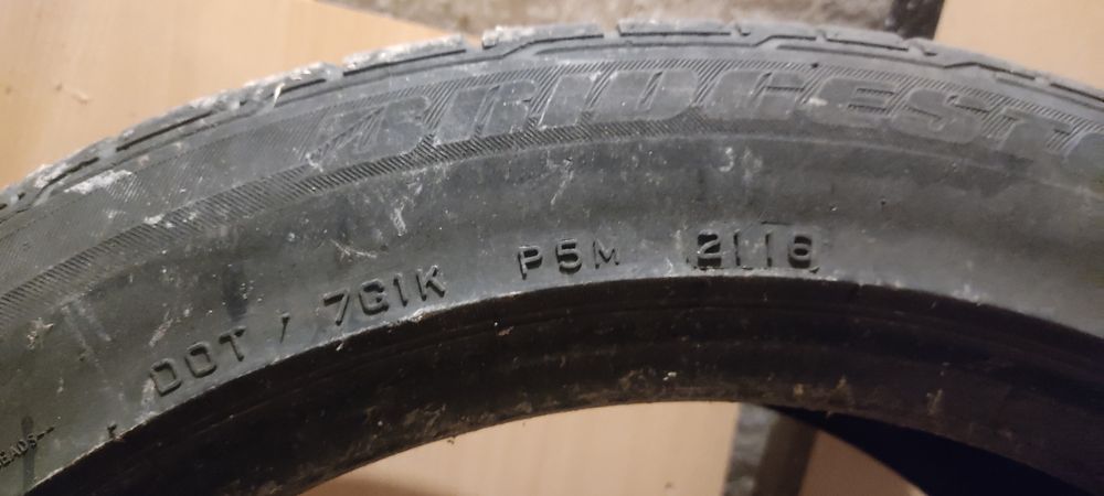 Продавам летни гуми Bridgestone Potenza 245/45/18